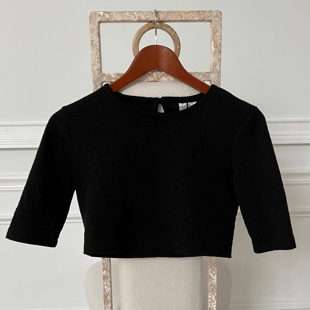 Black Crop Top